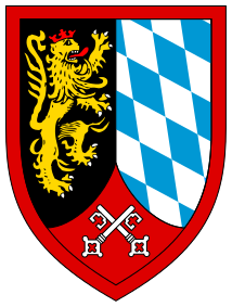 Coat of arms (crest) of the Armoured Grenadier Brigade 11 Bayerwald, German Army