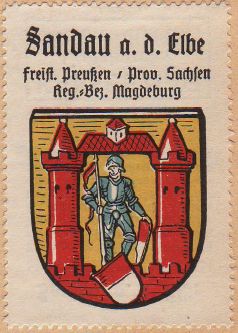 Wappen von Sandau/Coat of arms (crest) of Sandau