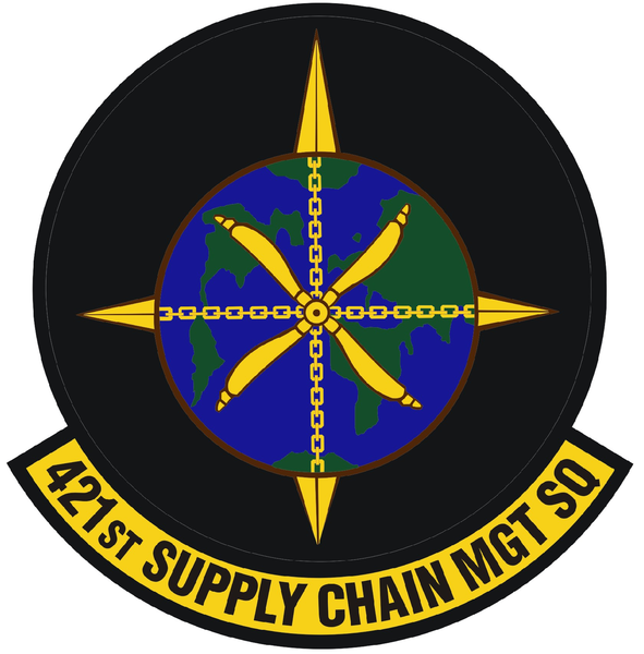 File:421st Supply Chain Management Squadron, US Air Force.png