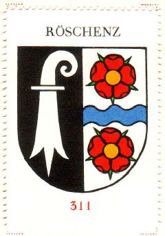 Wappen von/Blason de Röschenz