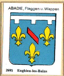 Wappen von Enghien-les-Bains/Coat of arms (crest) of Enghien-les-Bains
