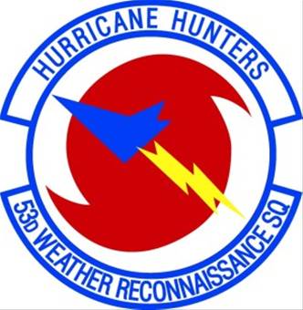 Coat of arms (crest) of the 53rd Weather Reconnaissance Squadron, US Air Force