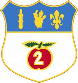 Arms of 105th Infantry Regiment, New York Army National Guard
