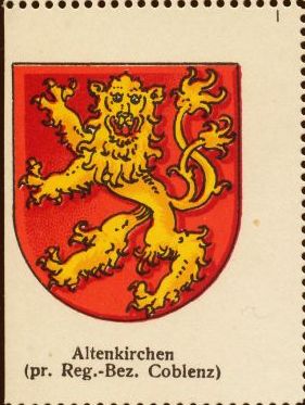 Wappen von Altenkirchen (Westerwald)/Coat of arms (crest) of Altenkirchen (Westerwald)