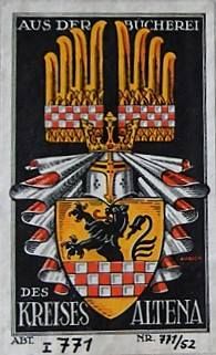 Wappen von Altena (kreis)/Coat of arms (crest) of Altena (kreis)