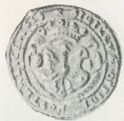 Seal (pečeť) of Hostěradice