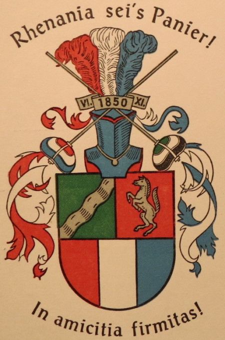 Coat of arms (crest) of Landsmannschaft Rhenania zu Münster
