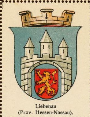 Wappen von Liebenau (Hessen)/Coat of arms (crest) of Liebenau (Hessen)