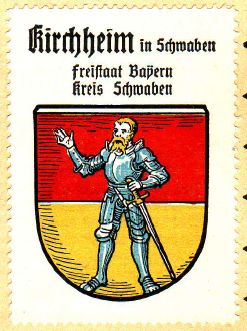 Wappen von Kirchheim in Schwaben/Coat of arms (crest) of Kirchheim in Schwaben