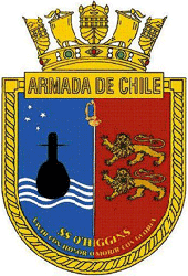 Coat of arms (crest) of the Submarine O'Higgins (SS-23), Chilean Navy