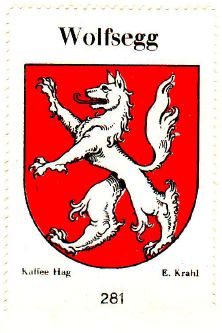 Wappen von Wolfsegg am Hausruck/Coat of arms (crest) of Wolfsegg am Hausruck