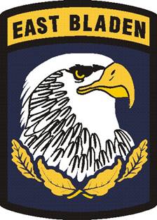 Coat of arms (crest) of East Bladen High School Junior Reserve Officer Training Corps, US Army