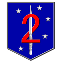 Coat of arms (crest) of the 2nd Marine Raider Battalion, USMC