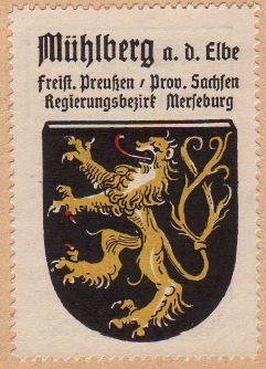 Wappen von Mühlberg/Elbe/Coat of arms (crest) of Mühlberg/Elbe