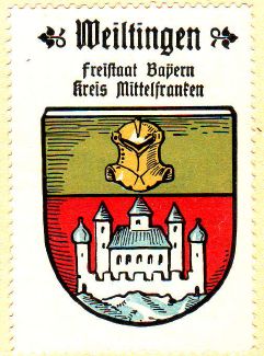 Wappen von Weiltingen/Coat of arms (crest) of Weiltingen