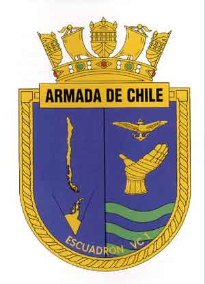 Coat of arms (crest) of the General Purpose Squadron VC-1, Chilean Navy