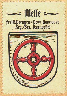 Wappen von Melle (Niedersachsen)/Coat of arms (crest) of Melle (Niedersachsen)