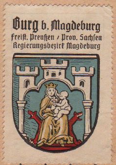 Wappen von Burg (bei Magdeburg)/Coat of arms (crest) of Burg (bei Magdeburg)