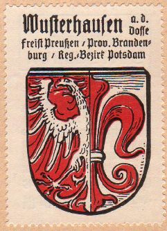 Wappen von Wusterhausen/Dosse/Coat of arms (crest) of Wusterhausen/Dosse