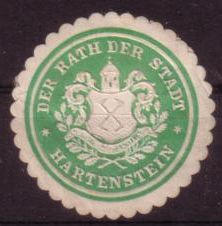 Wappen von Hartenstein/Coat of arms (crest) of Hartenstein