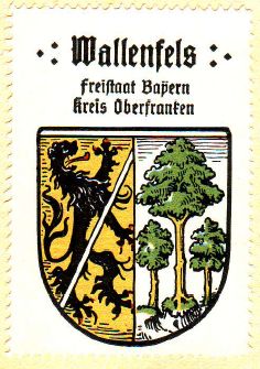 Wappen von Wallenfels/Coat of arms (crest) of Wallenfels