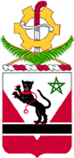Coat of arms (crest) of 16th Engineer Battalion, US Army