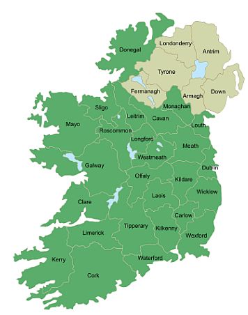 Irish counties