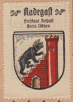 Wappen von Radegast/Coat of arms (crest) of Radegast