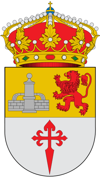 Escudo de Fuentes de León/Arms (crest) of Fuentes de León
