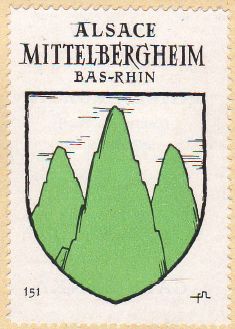 Blason de Mittelbergheim/Coat of arms (crest) of {{PAGENAME