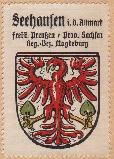 Wappen von Seehausen (Altmark)/Coat of arms (crest) of Seehausen (Altmark)