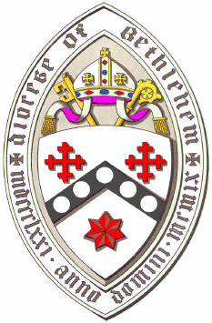 Arms (crest) of Diocese of Bethlehem, Pennsylvania