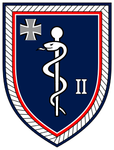 Coat of arms (crest) of the Medical Command II, Germany