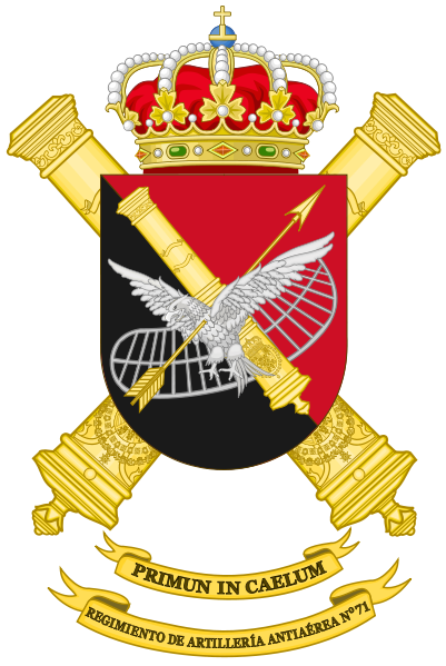 File:71st Air Defence Artillery Regiment, Spanish Army.png
