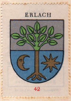 Wappen von/Blason de Erlach (Bern)