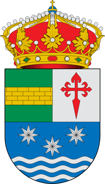 Escudo de Puebla de la Calzada/Arms (crest) of Puebla de la Calzada
