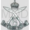 Coat of arms (crest) of the 6th Queen Elizabeth's Own Gurkha Rifles, British Army