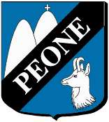 Blason de Péone/Arms (crest) of Péone