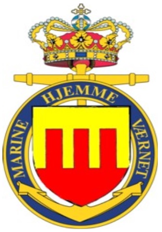 Coat of arms (crest) of the Home Guard Flottilla 244 Svendborg, Denmark