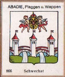 Wappen von Schwechat/Coat of arms (crest) of Schwechat