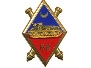 Coat of arms (crest) of the 68th Artillery Regiment of Africa, French Army