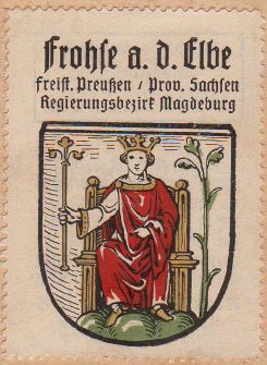 Wappen von Frohse an der Elbe/Arms (crest) of Frohse an der Elbe