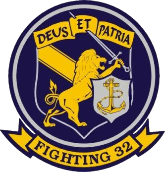 Coat of arms (crest) of the VFA-32 Swordsmen, US Navy