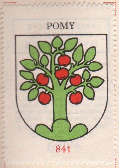 Wappen von/Blason de Pomy
