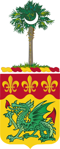 Coat of arms (crest) of the 263rd Armor Regiment, South Carolina Army National Guard