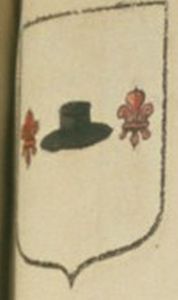 Arms (crest) of Hatters in Saint-Valery-en-Caux