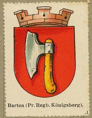 Wappen von Barciany (village)/Coat of arms (crest) of Barciany (village)