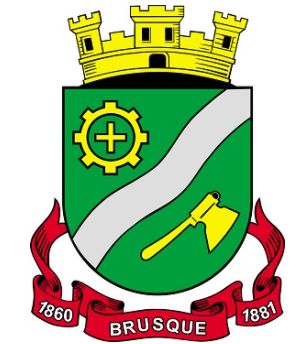 Arms (crest) of Brusque (Santa Catarina)