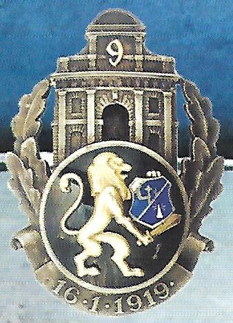 Coat of arms (crest) of 9th Independent Infantry Battalion, Estonian Army