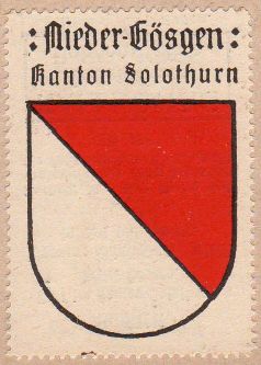 Wappen von/Blason de Niedergösgen